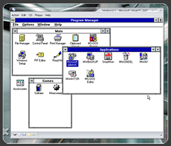 Windows 3.1 running under Virtual PC 2007