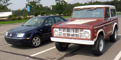 The Bronco and the Jetta