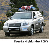 Toyota Highlander FCHV Fuel Cell Powered SUV